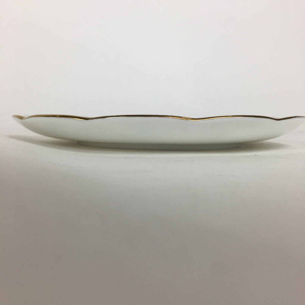 Japanese Porcelain Small Plate Kozara Vtg Narumi Bone China Flower Pattern QT123