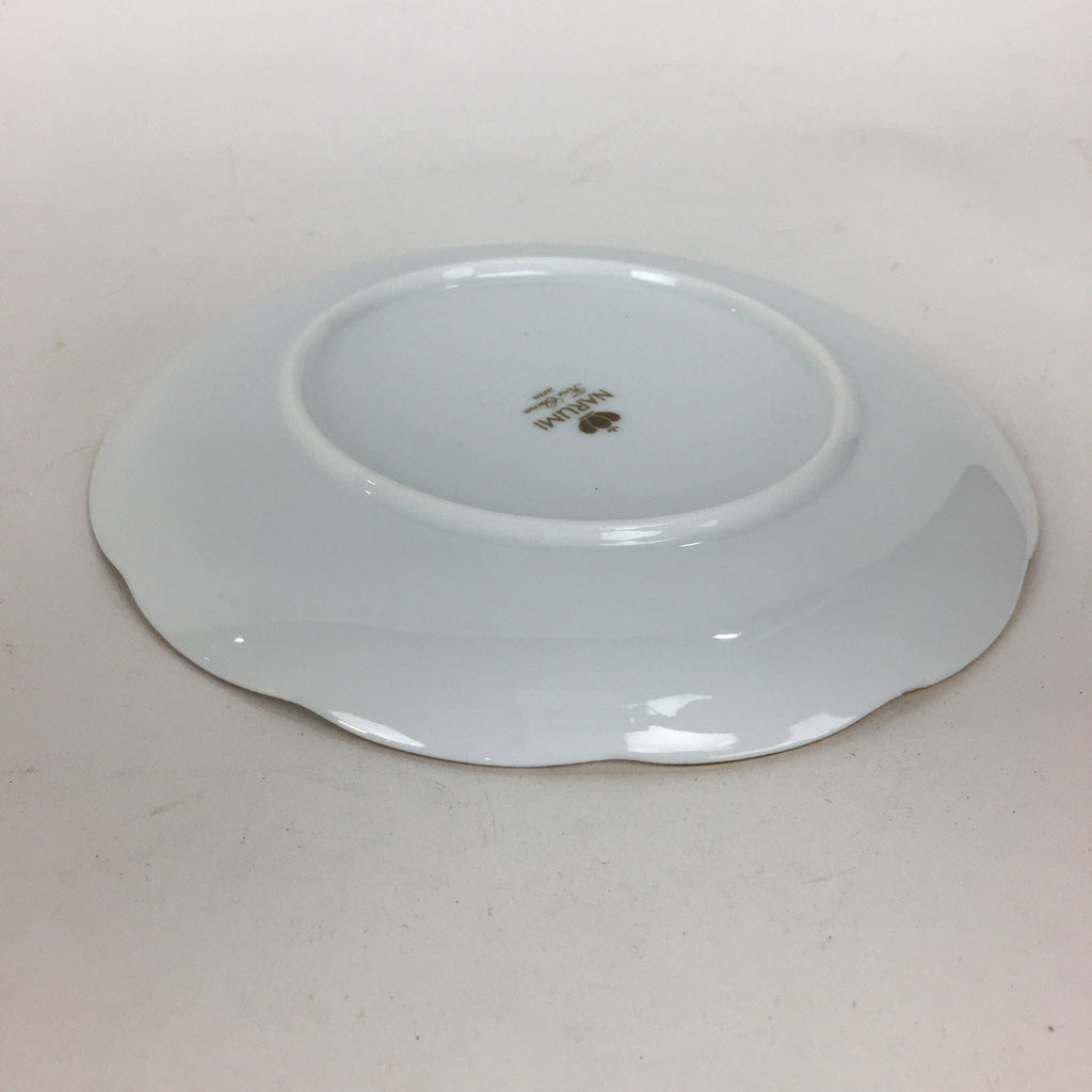 Japanese Porcelain Small Plate Kozara Vtg Narumi Bone China Flower Pattern QT123