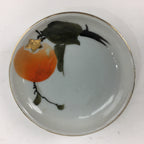 Japanese Porcelain Small Plate Kozara Vtg Orange Persimmon Kozara PP867