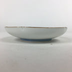 Japanese Porcelain Small Plate Kozara Vtg Round Pottery Blue Cloud Crane PP634