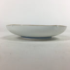 Japanese Porcelain Small Plate Kozara Vtg Round Pottery Blue Cloud Crane PP636