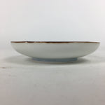 Japanese Porcelain Small Plate Kozara Vtg Round Pottery Blue Cloud Crane PP637
