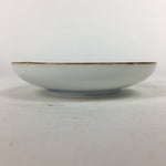Japanese Porcelain Small Plate Kozara Vtg Round Pottery Blue Cloud Crane PP637
