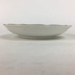 Japanese Porcelain Small Plate Kozara Vtg Tachibana White Rhombus Pattern PP696