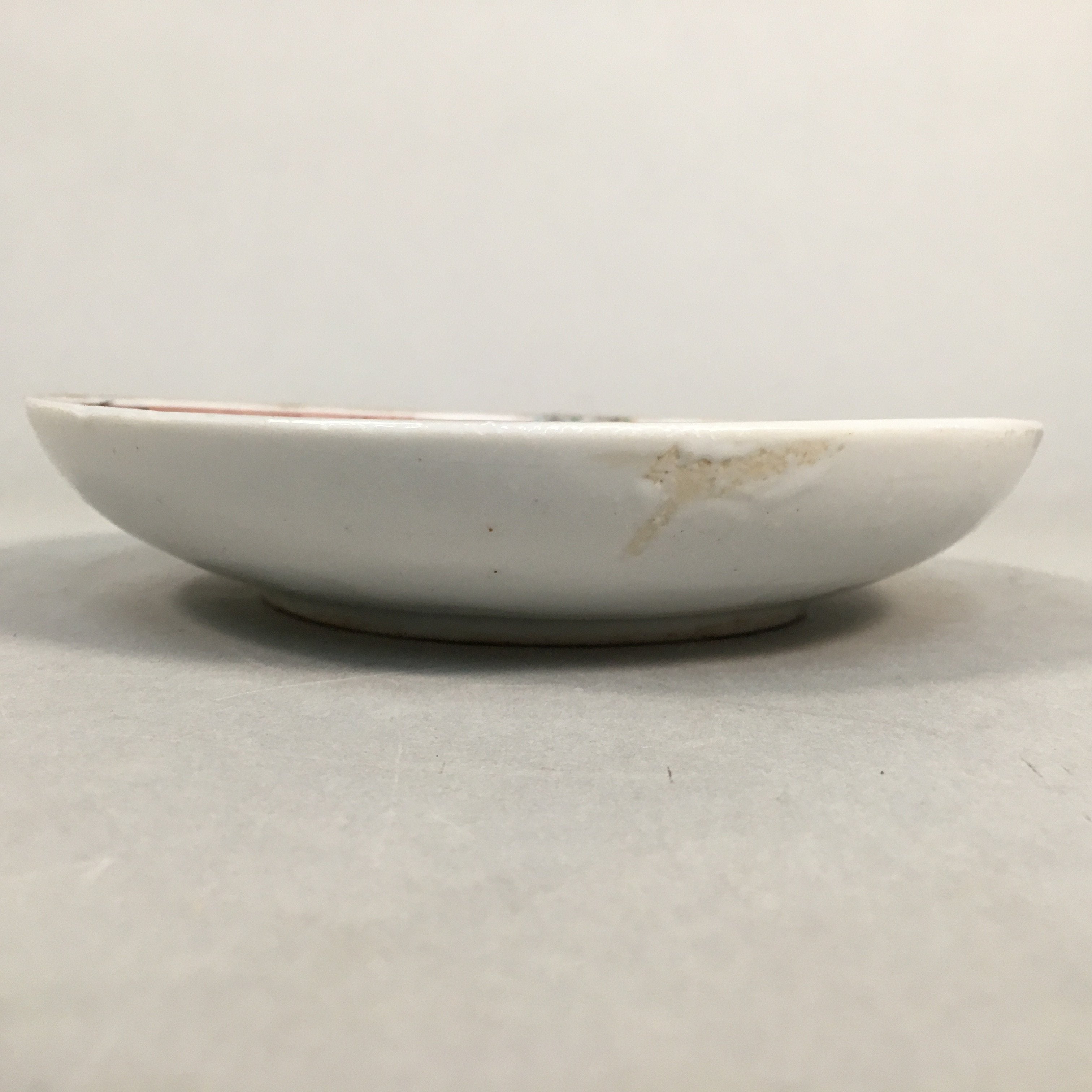 Japanese Porcelain Small Plate Kutani ware Vtg Kozara Lucky Motif PP344