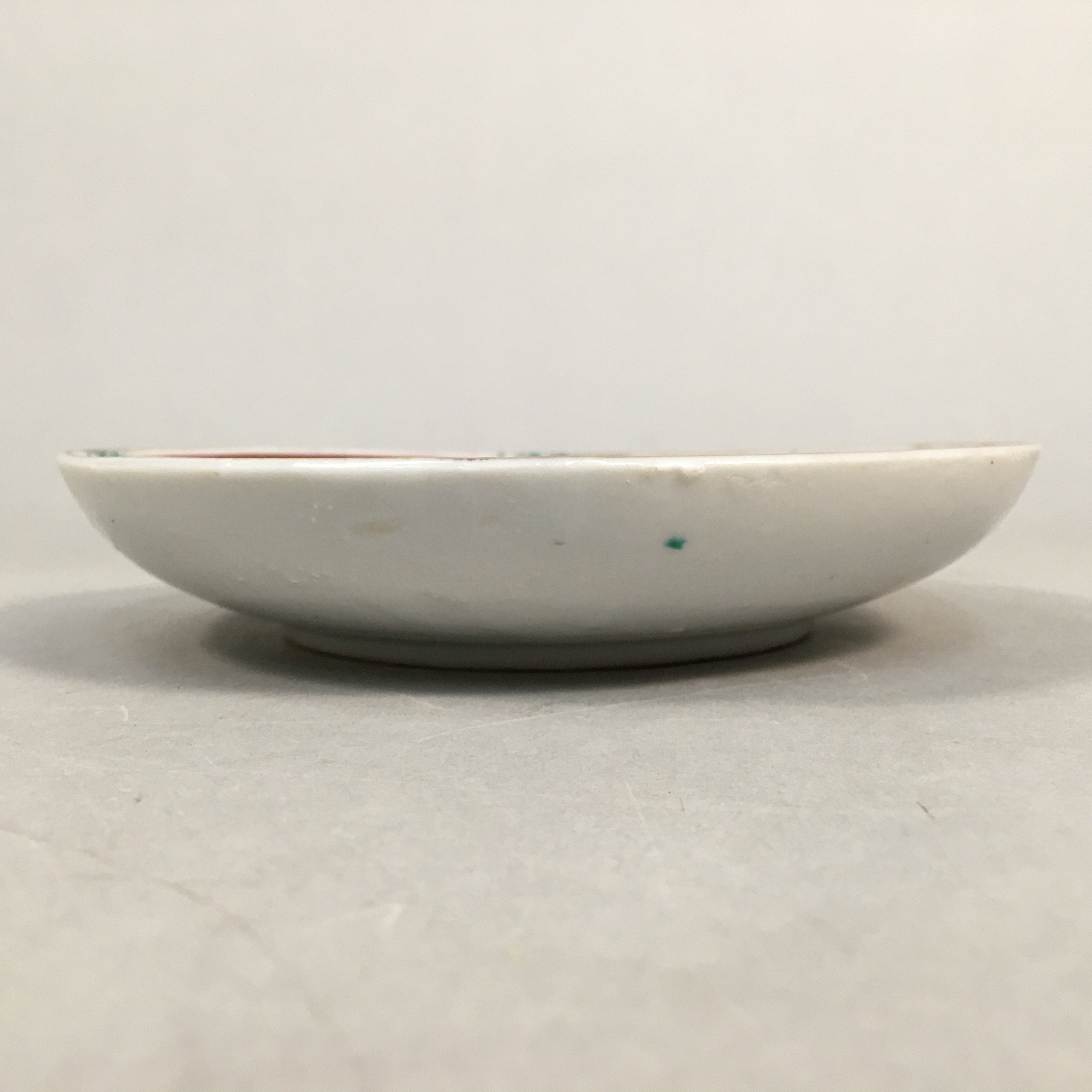 Japanese Porcelain Small Plate Kutani ware Vtg Kozara Lucky Motif PP344