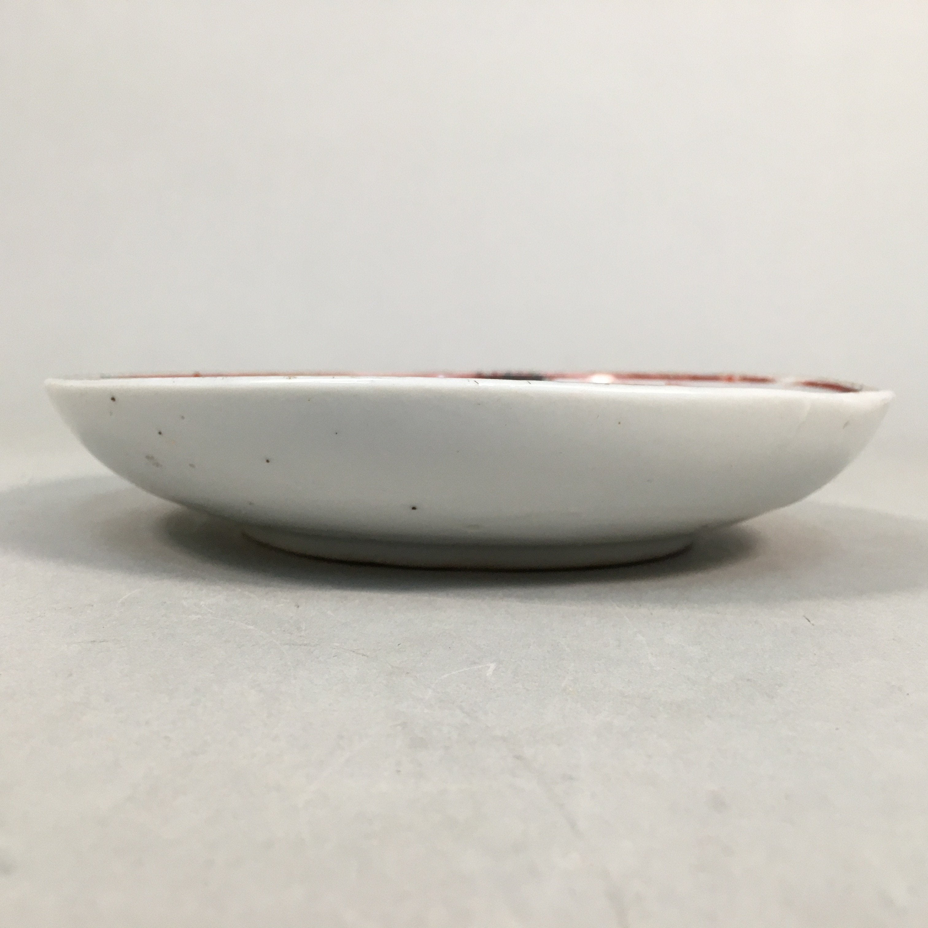 Japanese Porcelain Small Plate Kutani ware Vtg Kozara Lucky Motif PP345