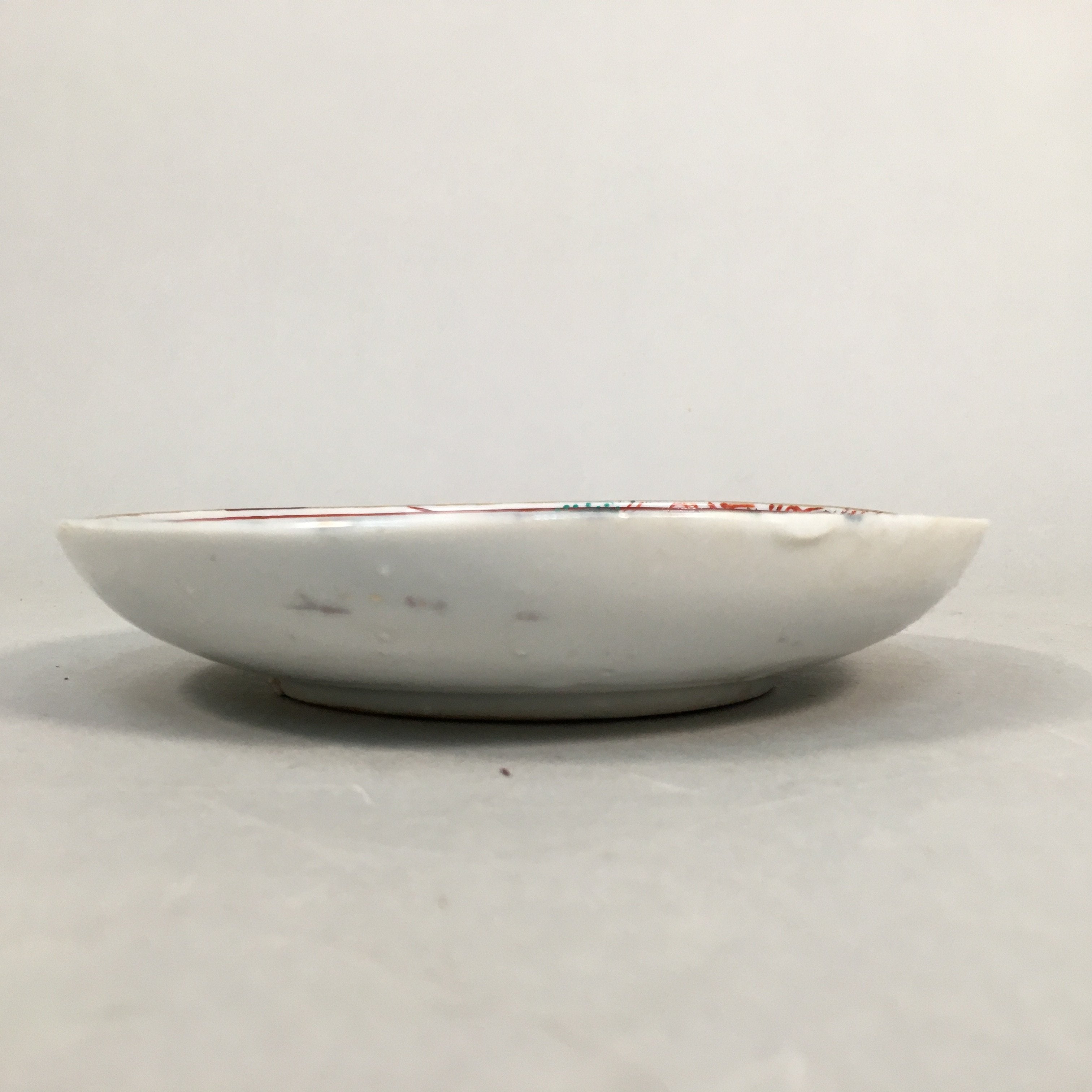 Japanese Porcelain Small Plate Kutani ware Vtg Kozara Lucky Motif PP346