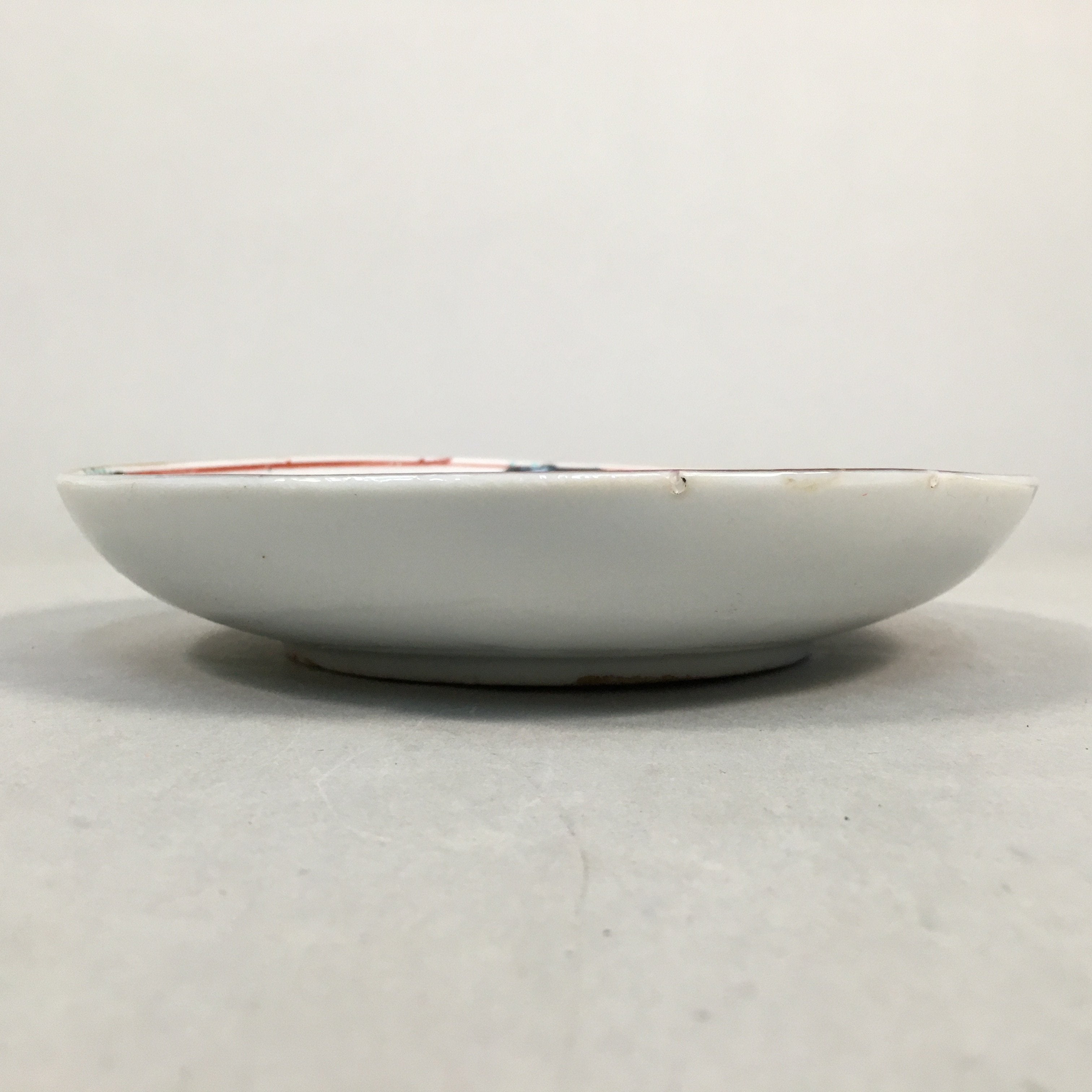 Japanese Porcelain Small Plate Kutani ware Vtg Kozara Lucky Motif PP347