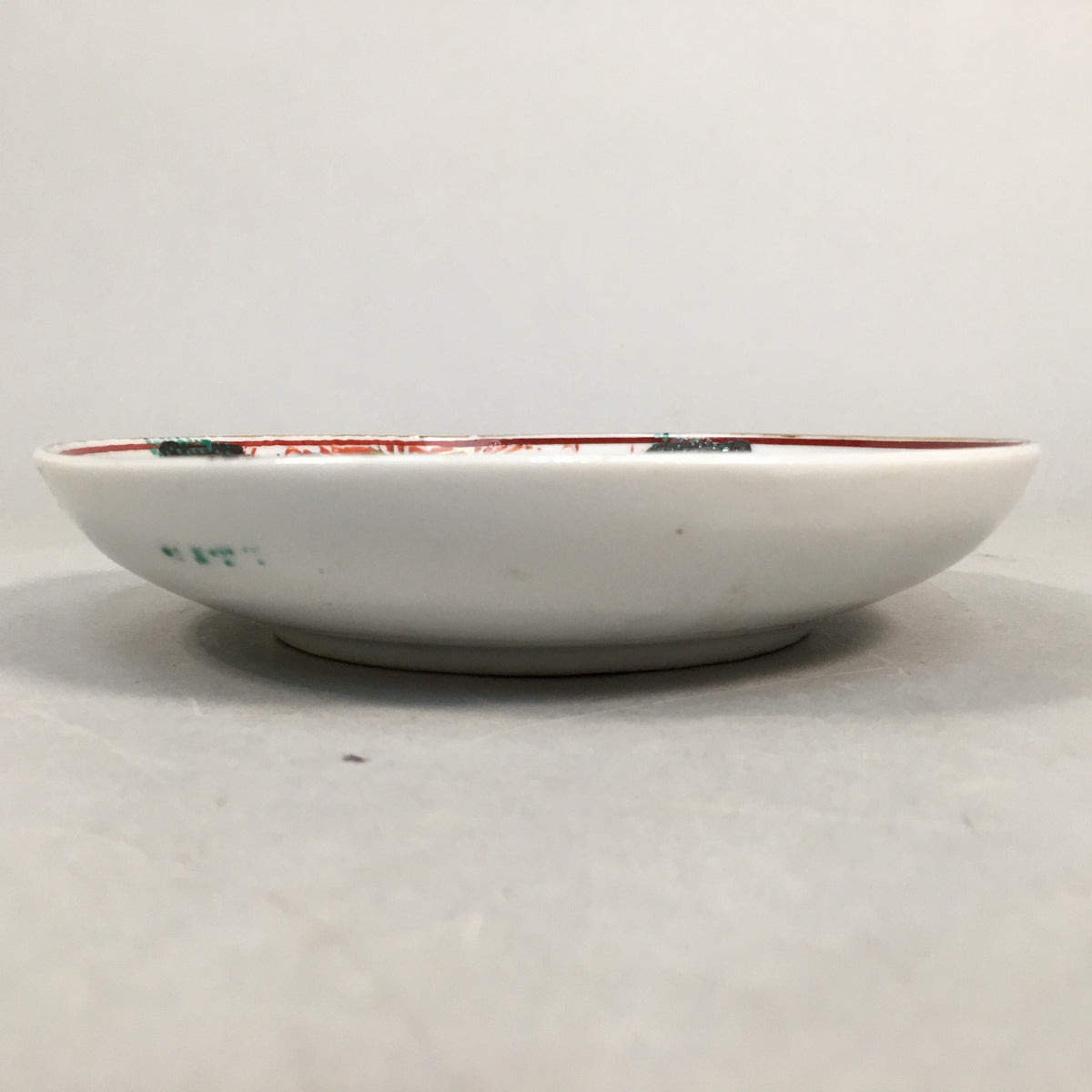 Japanese Porcelain Small Plate Kutani ware Vtg Kozara Lucky Motif PP349