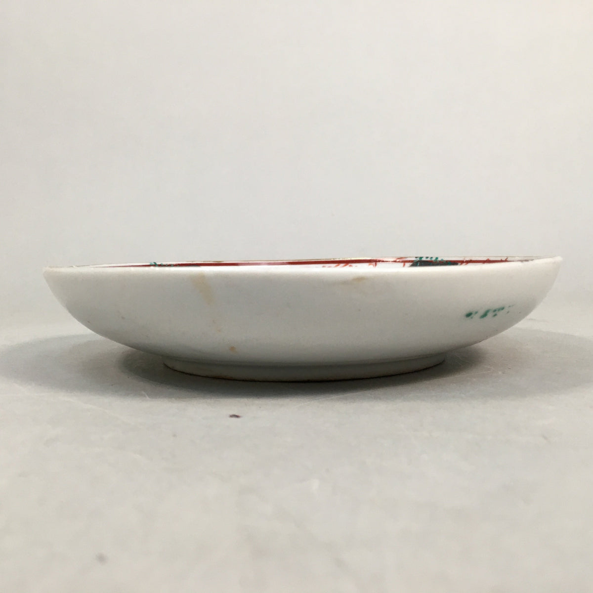 Japanese Porcelain Small Plate Kutani ware Vtg Kozara Lucky Motif PP349