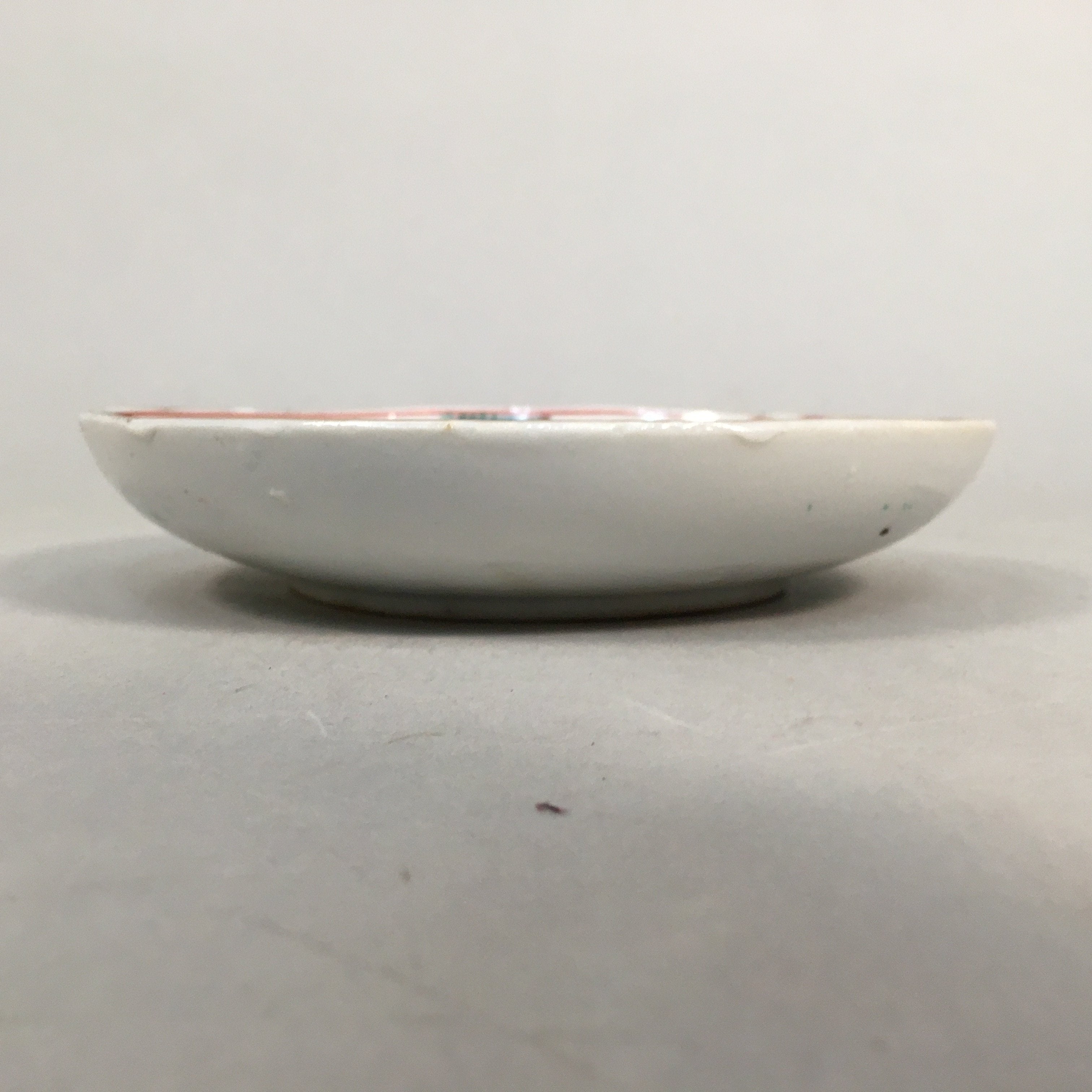 Japanese Porcelain Small Plate Kutani ware Vtg Kozara Lucky Motif PP350
