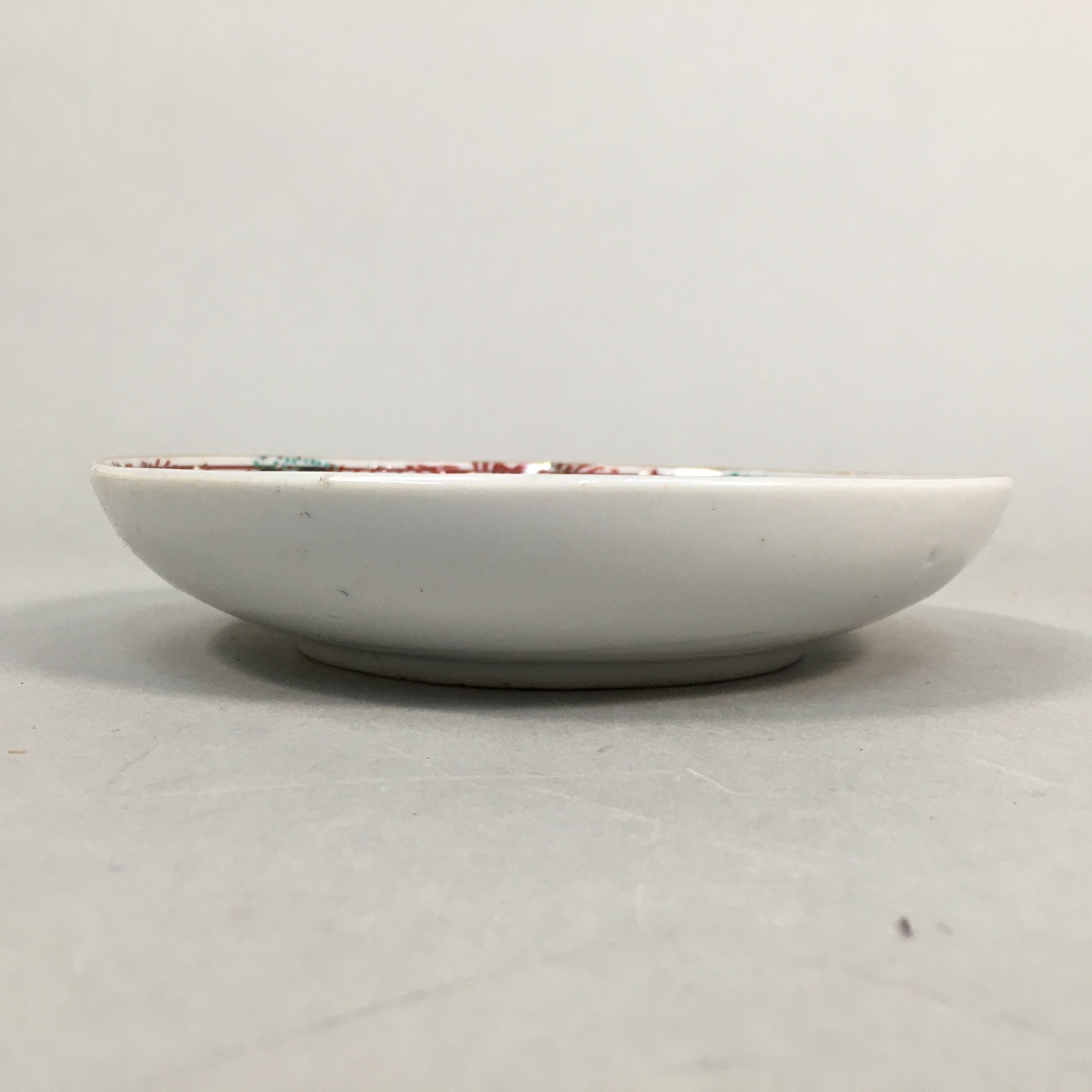 Japanese Porcelain Small Plate Kutani ware Vtg Kozara Lucky Motif PP353