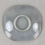 Japanese Porcelain Small Plate Mame-Zara Vtg Blue Red Stars Kozara White PY232