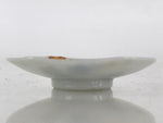 Japanese Porcelain Small Plate Mame-Zara Vtg Blue Red Stars Kozara White PY232
