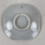 Japanese Porcelain Small Plate Mame-Zara Vtg Blue Red Stars Kozara White PY233