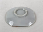 Japanese Porcelain Small Plate Mame-Zara Vtg Blue Red Stars Kozara White PY233