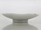 Japanese Porcelain Small Plate Mame-Zara Vtg Blue Red Stars Kozara White PY233