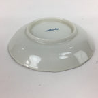 Japanese Porcelain Small Plate Vtg Camellia Flower Pattern White Kozara PP514