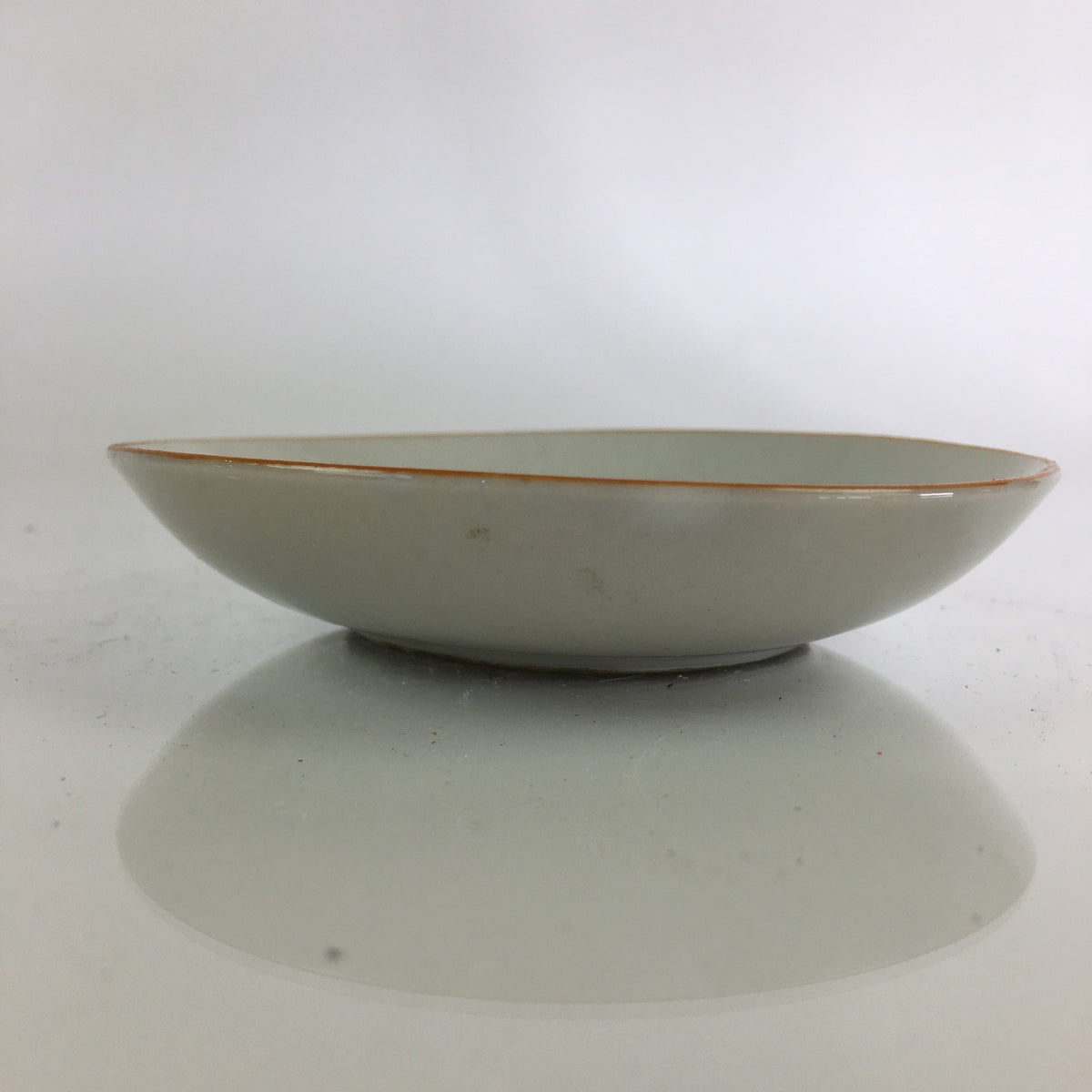 Japanese Porcelain Small Plate Vtg Gavel Old Coins Kozara White PY106