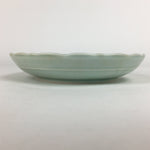 Japanese Porcelain Small Plate Vtg Kozara Blue Sometsuke Plum Blossom Bird QT115