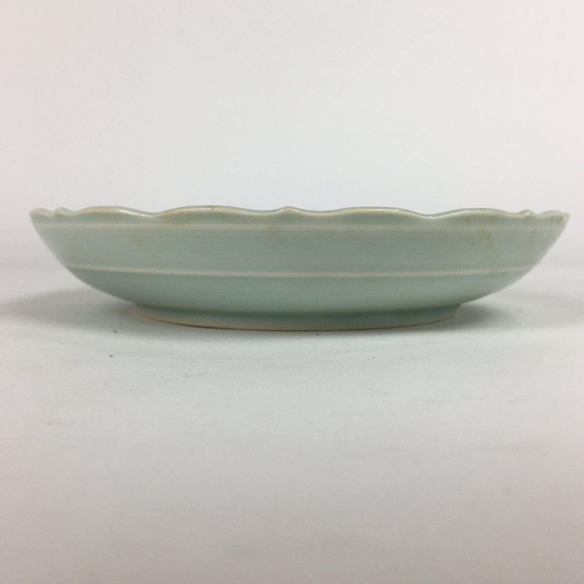 Japanese Porcelain Small Plate Vtg Kozara Blue Sometsuke Plum Blossom Bird QT115
