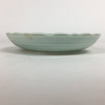 Japanese Porcelain Small Plate Vtg Kozara Blue Sometsuke Plum Blossom Bird QT115