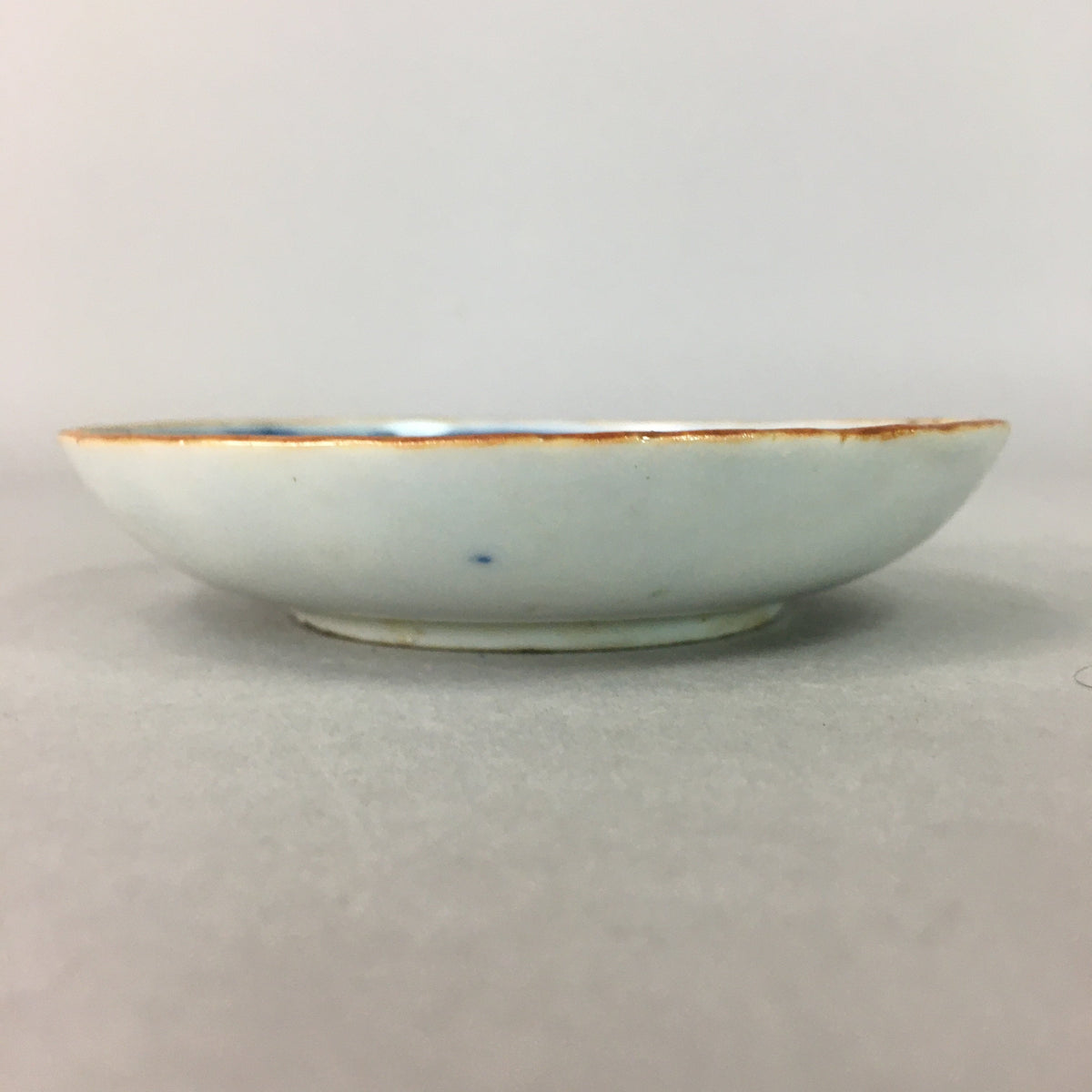 Japanese Porcelain Small Plate Vtg Kozara Blue White Geometric Floral PP106
