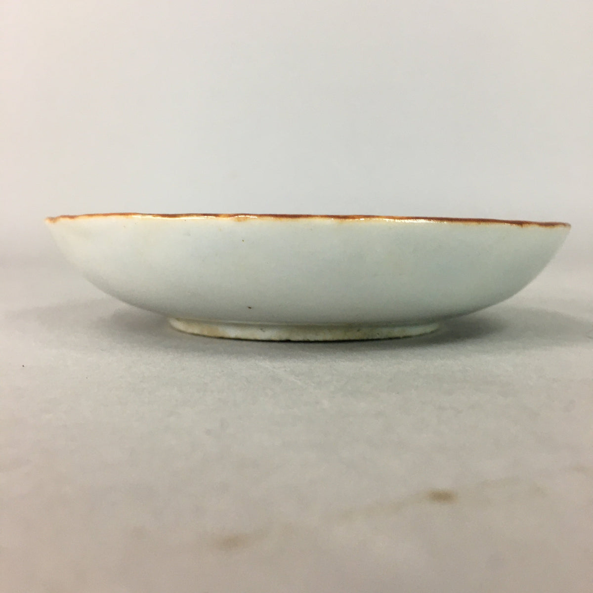 Japanese Porcelain Small Plate Vtg Kozara Blue White Geometric Floral PP106