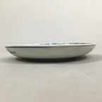 Japanese Porcelain Small Plate Vtg Kozara Blue White Sometsuke Flower PP338