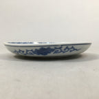 Japanese Porcelain Small Plate Vtg Kozara Blue White Sometsuke Flower PP338