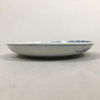 Japanese Porcelain Small Plate Vtg Kozara Blue White Sometsuke Flower PP338