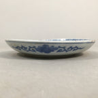 Japanese Porcelain Small Plate Vtg Kozara Blue White Sometsuke Flower PP340