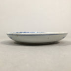 Japanese Porcelain Small Plate Vtg Kozara Blue White Sometsuke Flower PP340