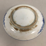 Japanese Porcelain Small Plate Vtg Kozara Blue White Sometsuke Flower PP341