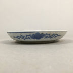 Japanese Porcelain Small Plate Vtg Kozara Blue White Sometsuke Flower PP341