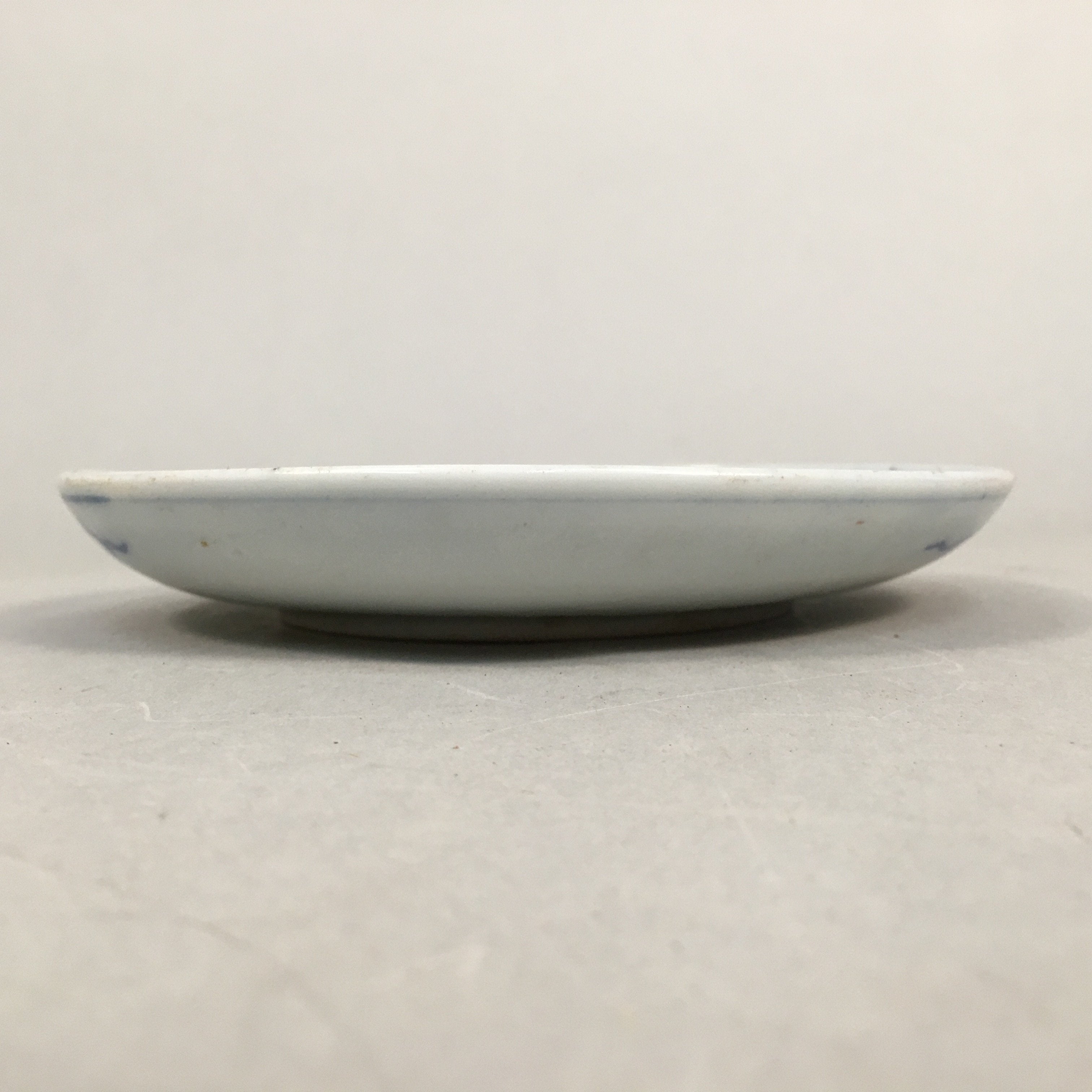 Japanese Porcelain Small Plate Vtg Kozara Blue White Sometsuke Flower PP342