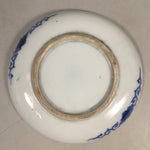 Japanese Porcelain Small Plate Vtg Kozara Blue White Sometsuke Flower PP342