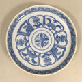 Japanese Porcelain Small Plate Vtg Kozara Blue White Sometsuke Flower PP342