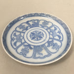 Japanese Porcelain Small Plate Vtg Kozara Blue White Sometsuke Flower PP343
