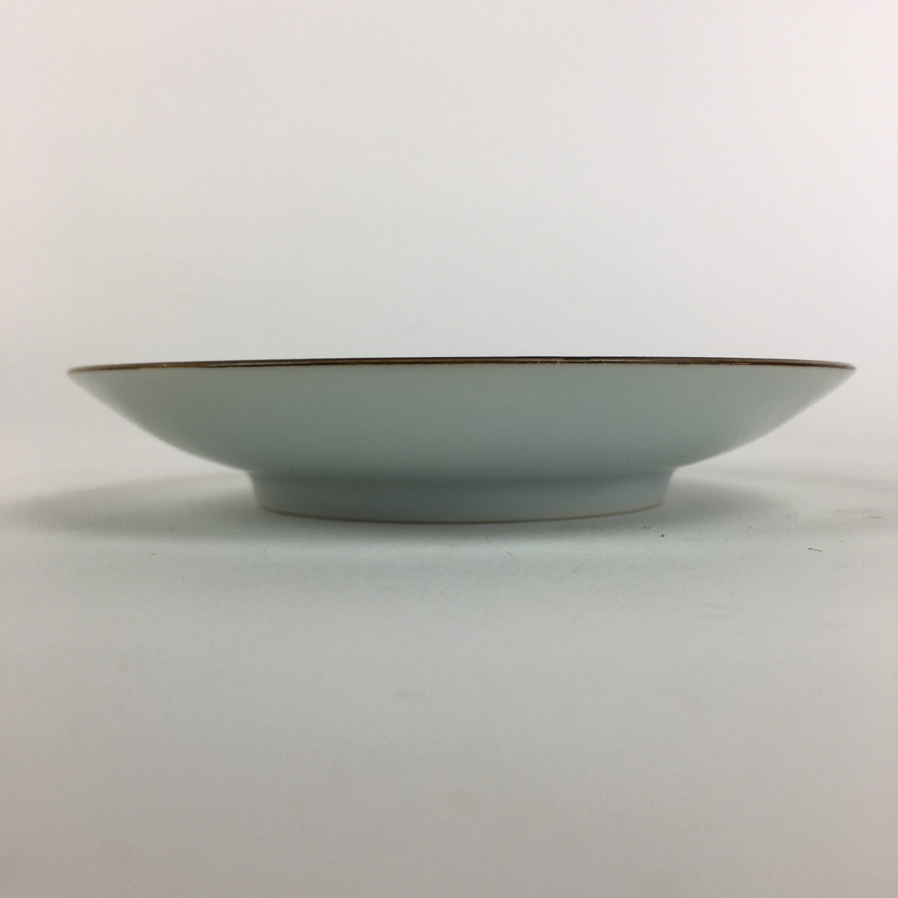 Japanese Porcelain Small Plate Vtg Kozara Blue White Sometsuke Flower QT109