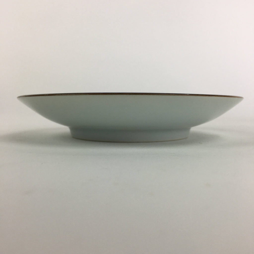 Japanese Porcelain Small Plate Vtg Kozara Blue White Sometsuke Flower QT109