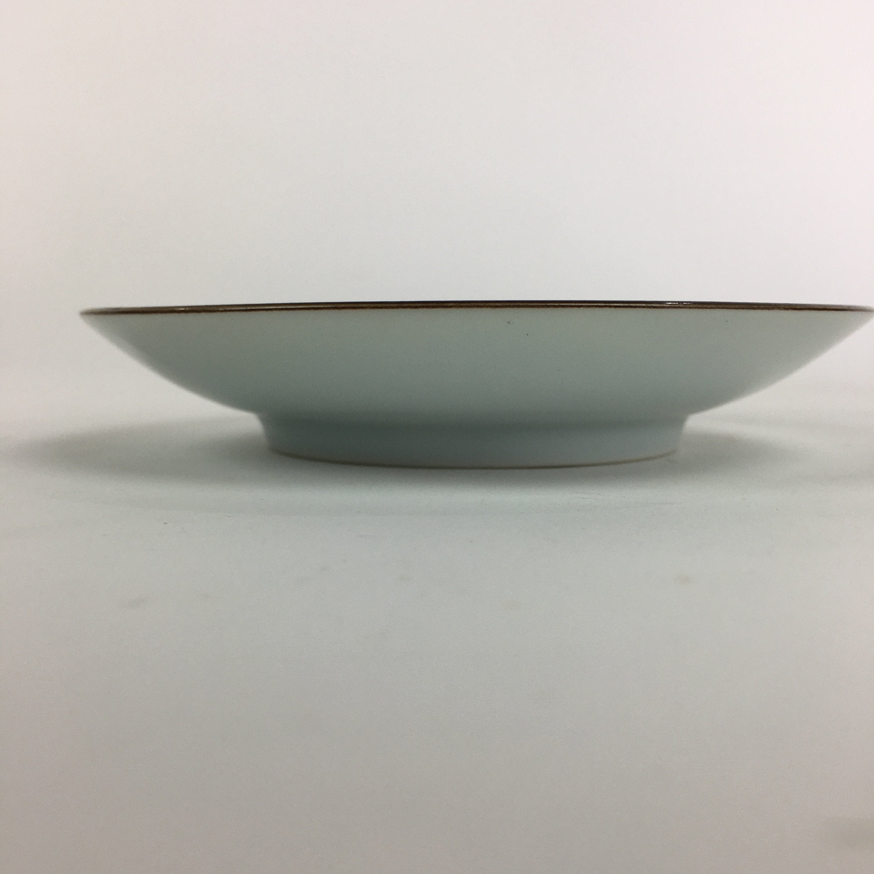Japanese Porcelain Small Plate Vtg Kozara Blue White Sometsuke Flower QT109