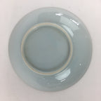 Japanese Porcelain Small Plate Vtg Kozara Blue White Sometsuke Flower QT109