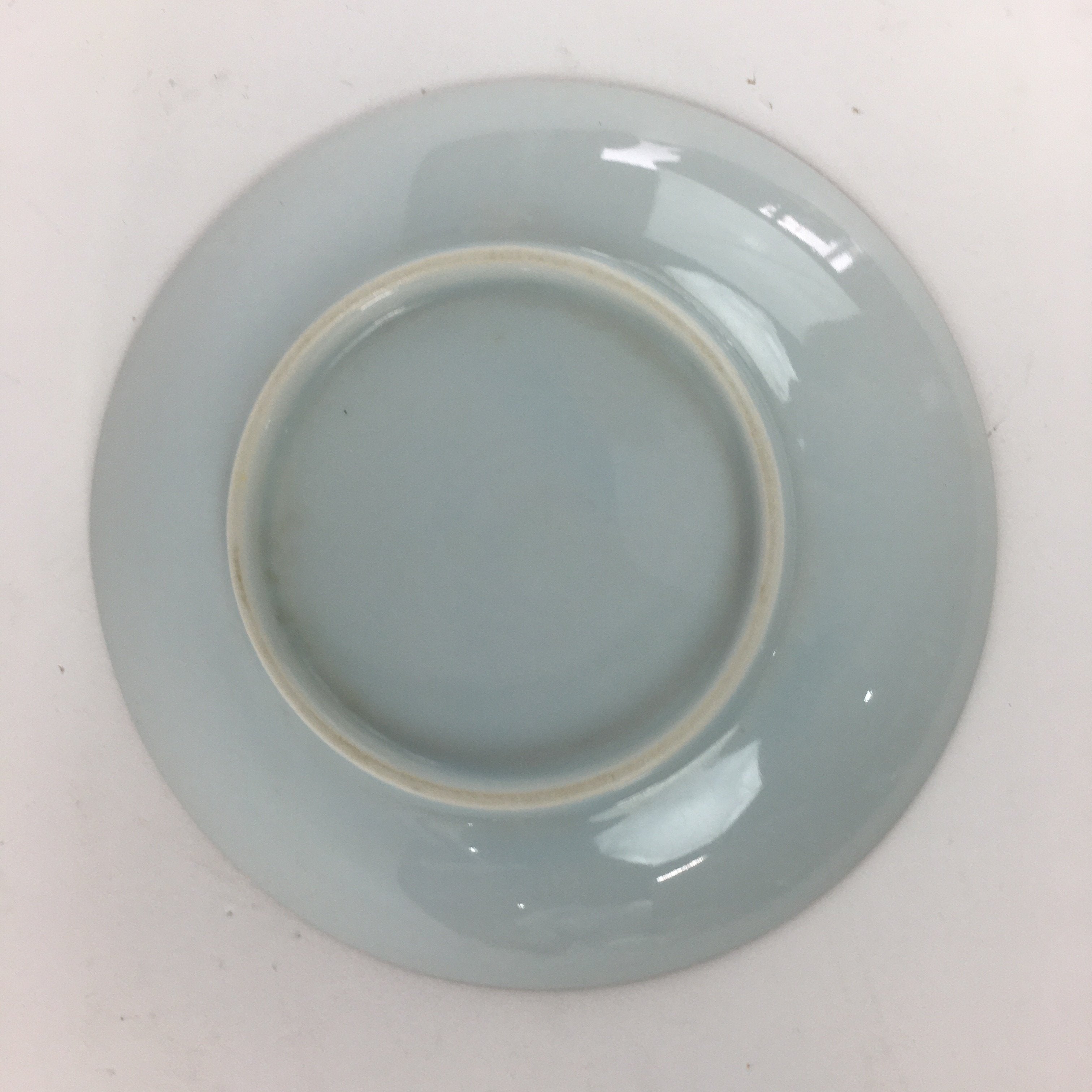 Japanese Porcelain Small Plate Vtg Kozara Blue White Sometsuke Flower QT109
