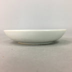 Japanese Porcelain Small Plate Vtg Kozara Floral Petal Green White PP114