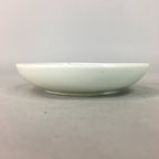 Japanese Porcelain Small Plate Vtg Kozara Floral Petal Green White PP116