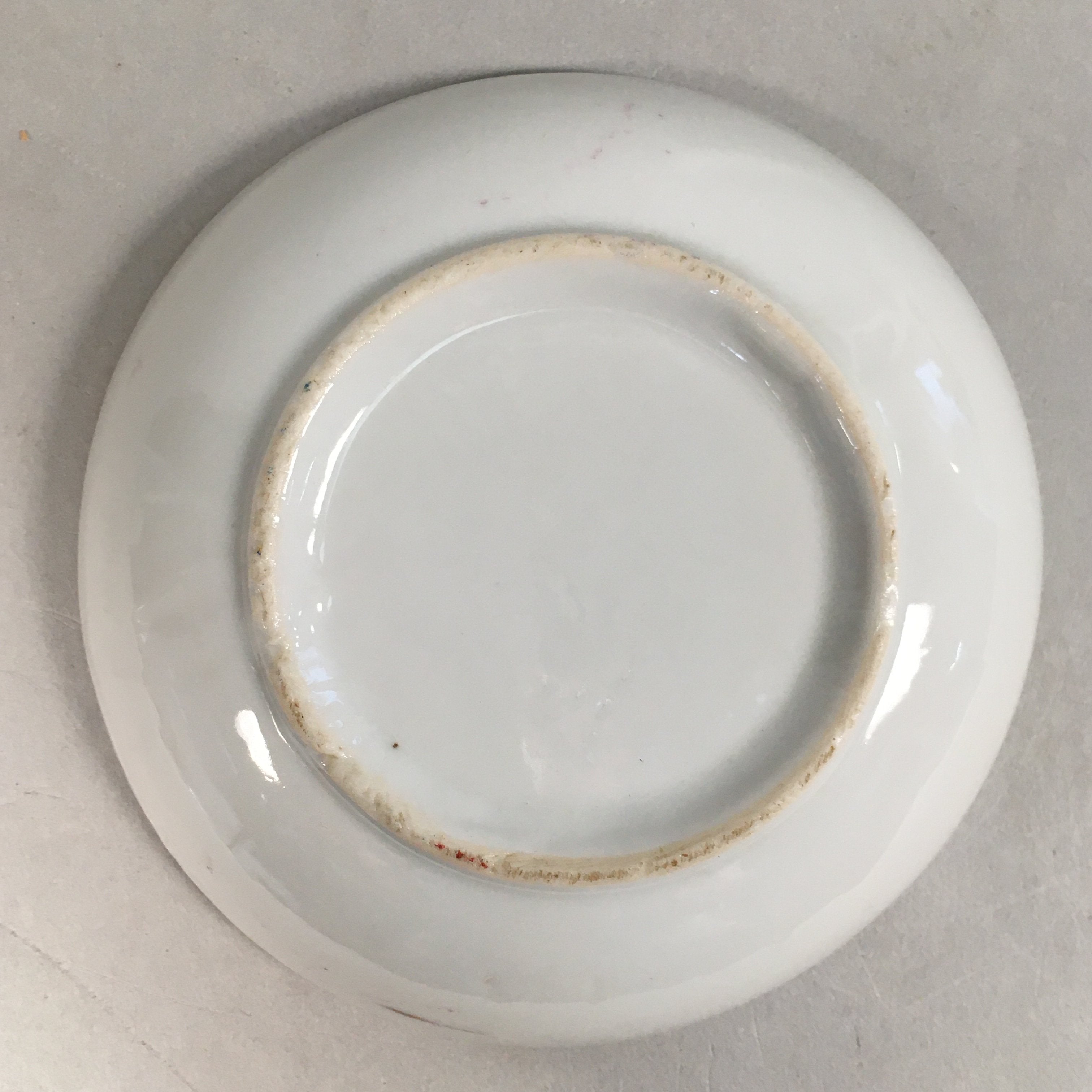 Japanese Porcelain Small Plate Vtg Kozara Mt.Fuji Gold Pine Tree PP382