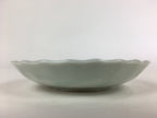 Japanese Porcelain Small Plate Vtg Pottery Bamboo Leaves White Kozara PP993