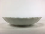 Japanese Porcelain Small Plate Vtg Pottery Bamboo Leaves White Kozara PP995